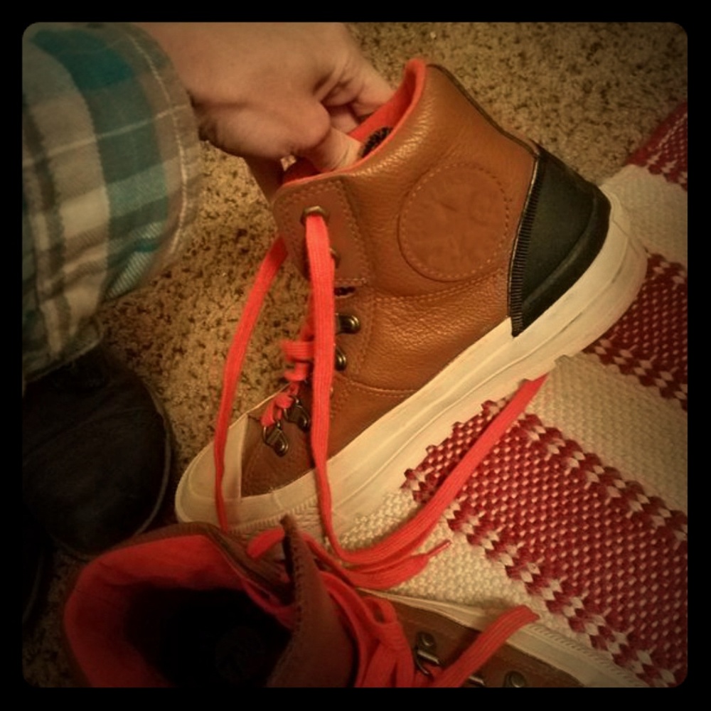 Converse leather